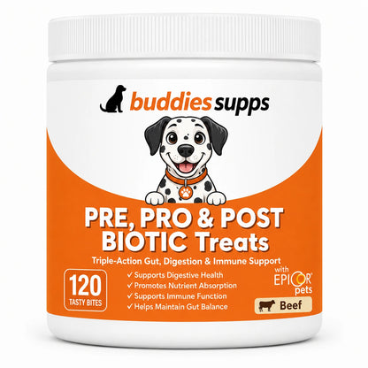 Buddies Supps™ Pre, Pro & Postbiotic Treats